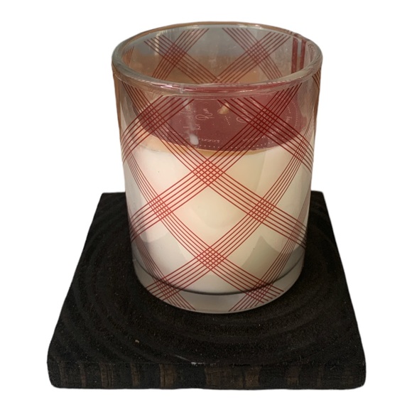 Wooden Coaster Set Handmade In USA Rustic Cabin Decor Jacobean Stain 5 PC - Picture 6 of 6